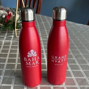 Red Stainless Steel Water Bottle